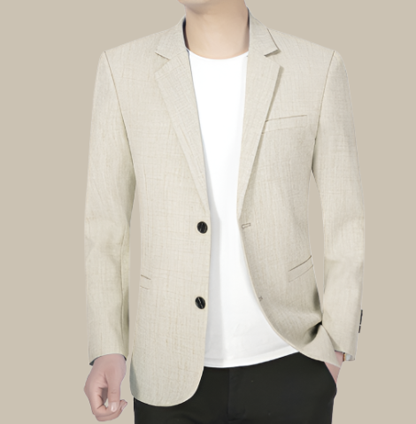 Blazer HUGO - Elegante giacca estiva italiana per uomo con taglio impeccabile