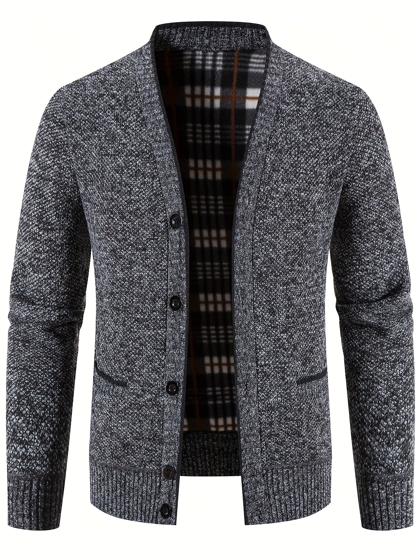 Bernard - Gilet Vintage da Uomo con Chiusura a Bottoni