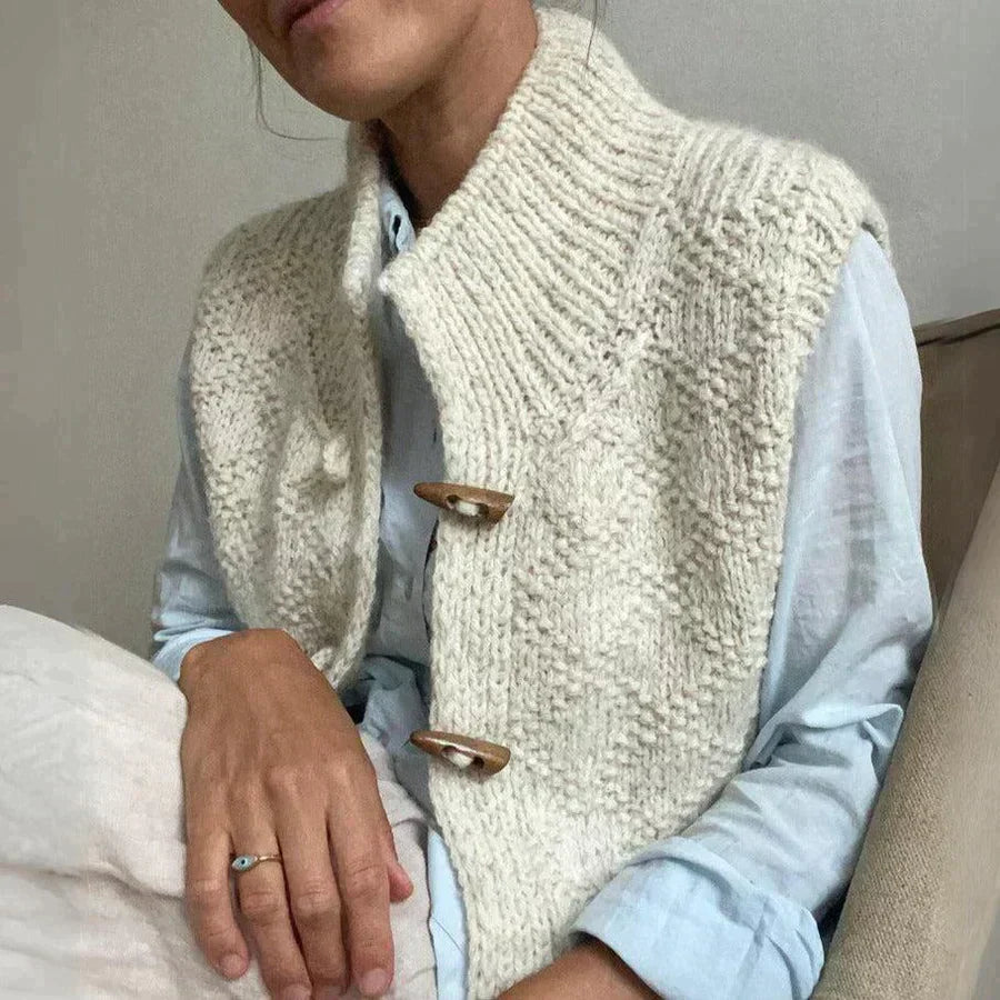 Ainhoa - Gilet Senza Maniche per Donne Elegante