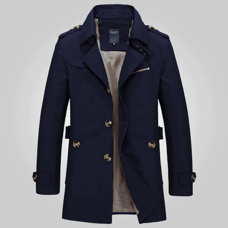 Ambrose | Elegante trenchcoat impermeabile da uomo