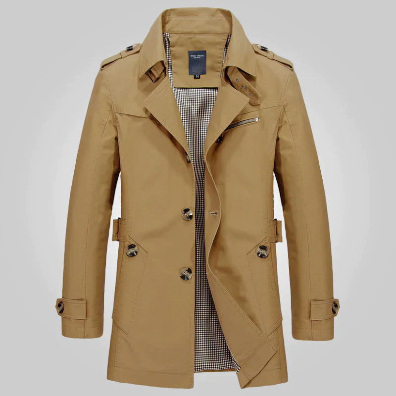 Ambrose | Elegante trenchcoat impermeabile da uomo