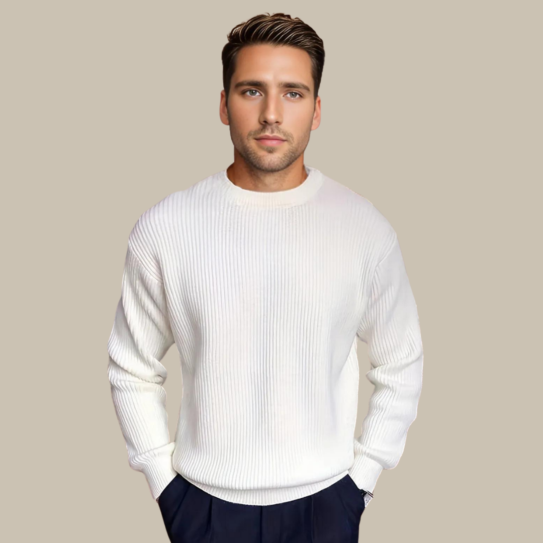 Marco - Maglione elegante con design a trecce per un look rétro-chic