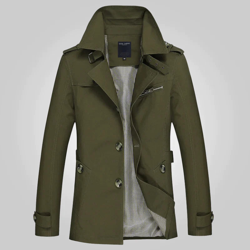 Ambrose | Elegante trenchcoat impermeabile da uomo
