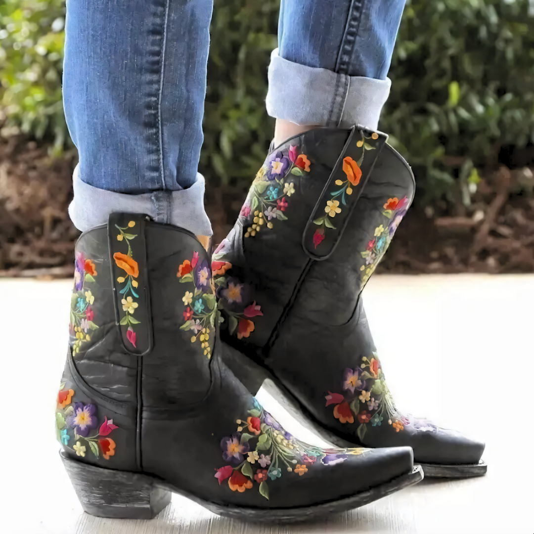 Clara - Stivali da cowgirl vintage impermeabili per ogni avventura