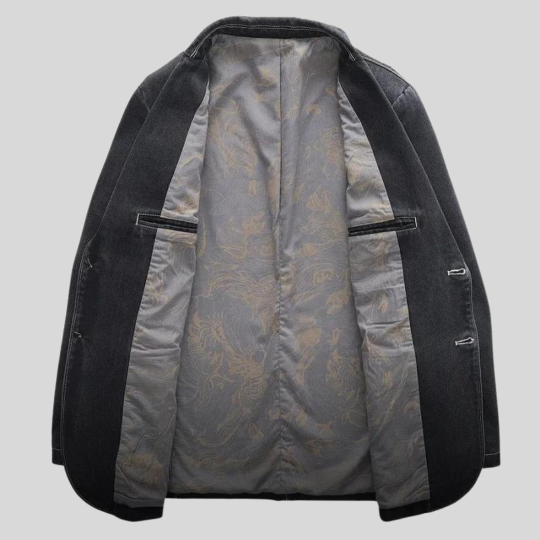 Montiqeu - Giacca in Denim da Uomo