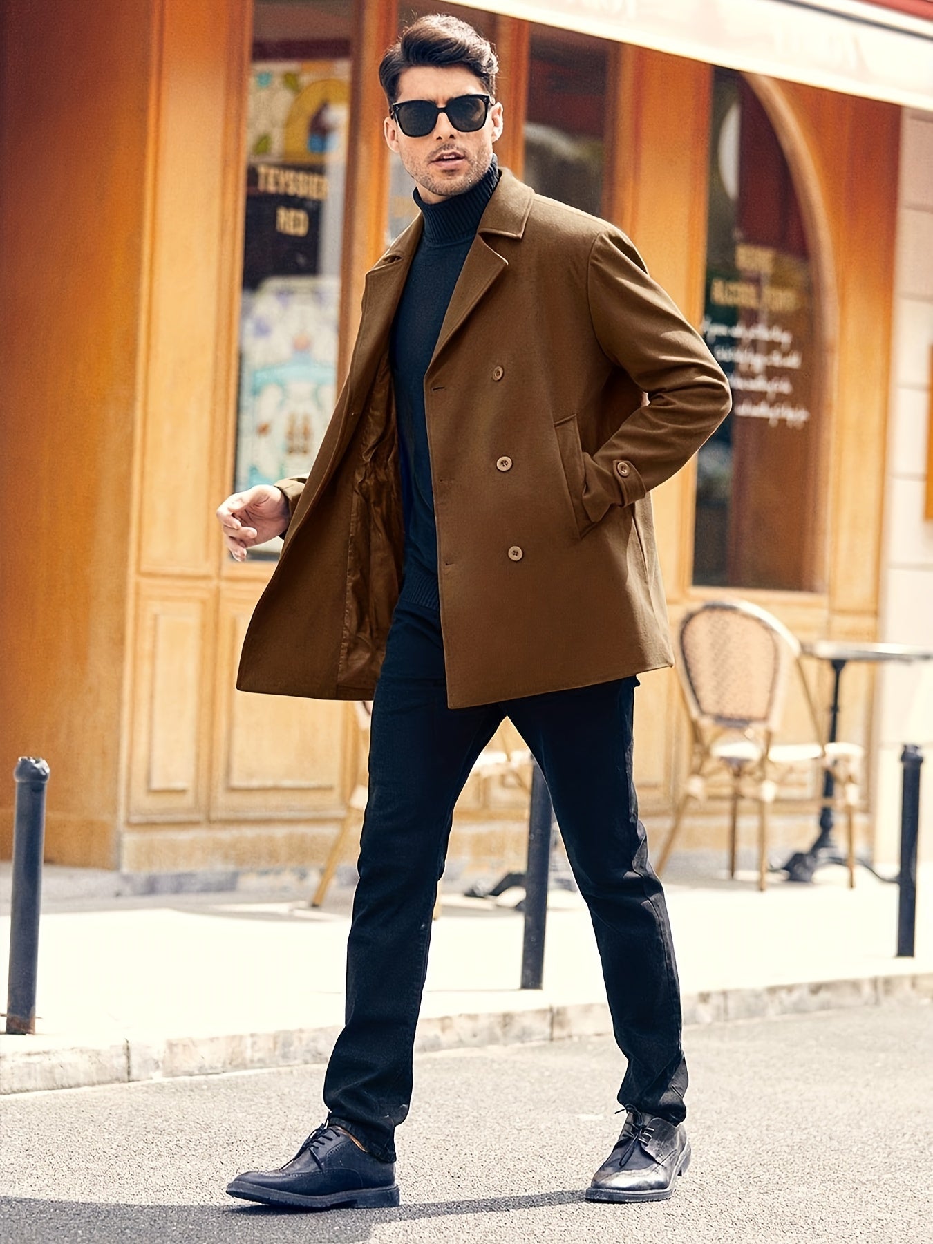 Trench coat classico per uomo Antoon