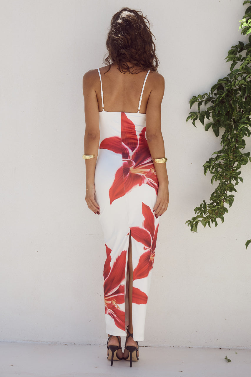 Abito Floreale Elegante per uno Stile Chic di Primavera e Estate Stile Italiano