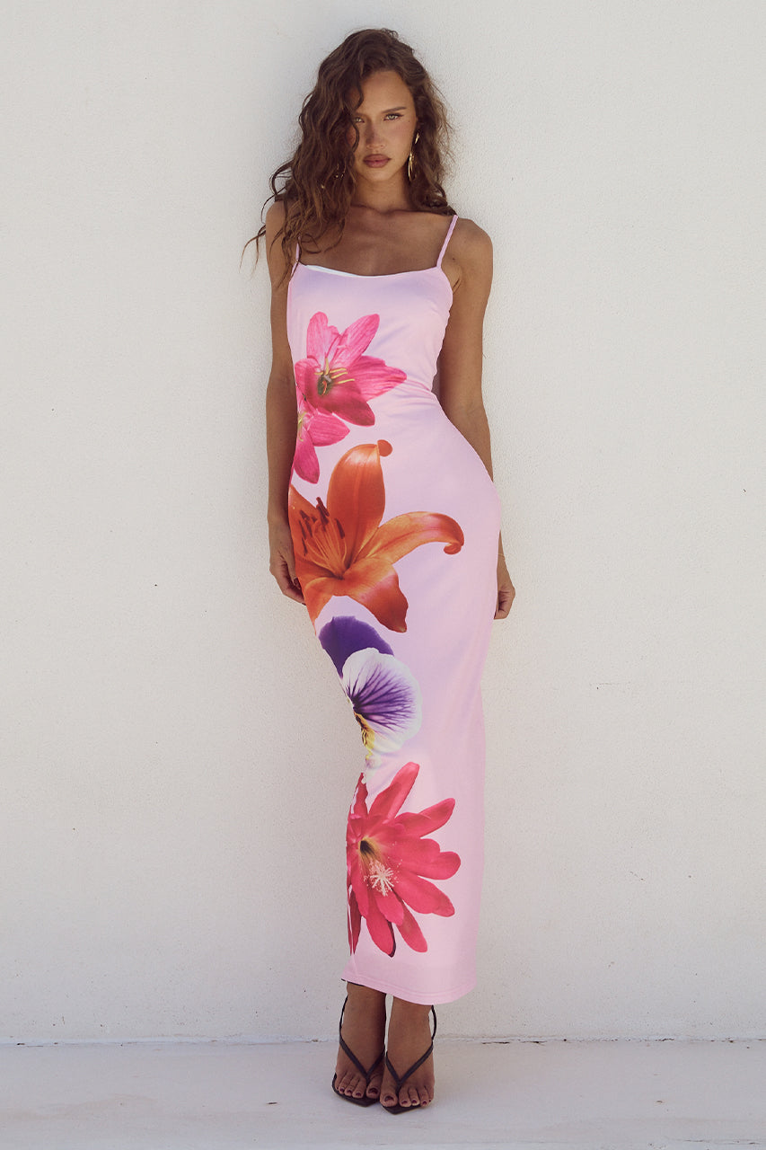 Abito Floreale Elegante per uno Stile Chic di Primavera e Estate Stile Italiano