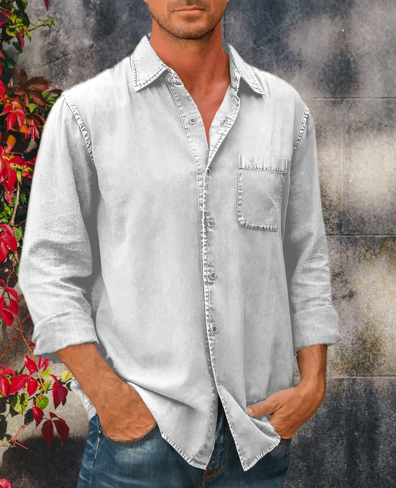VINCE | CAMICIA MANICA LUNGA