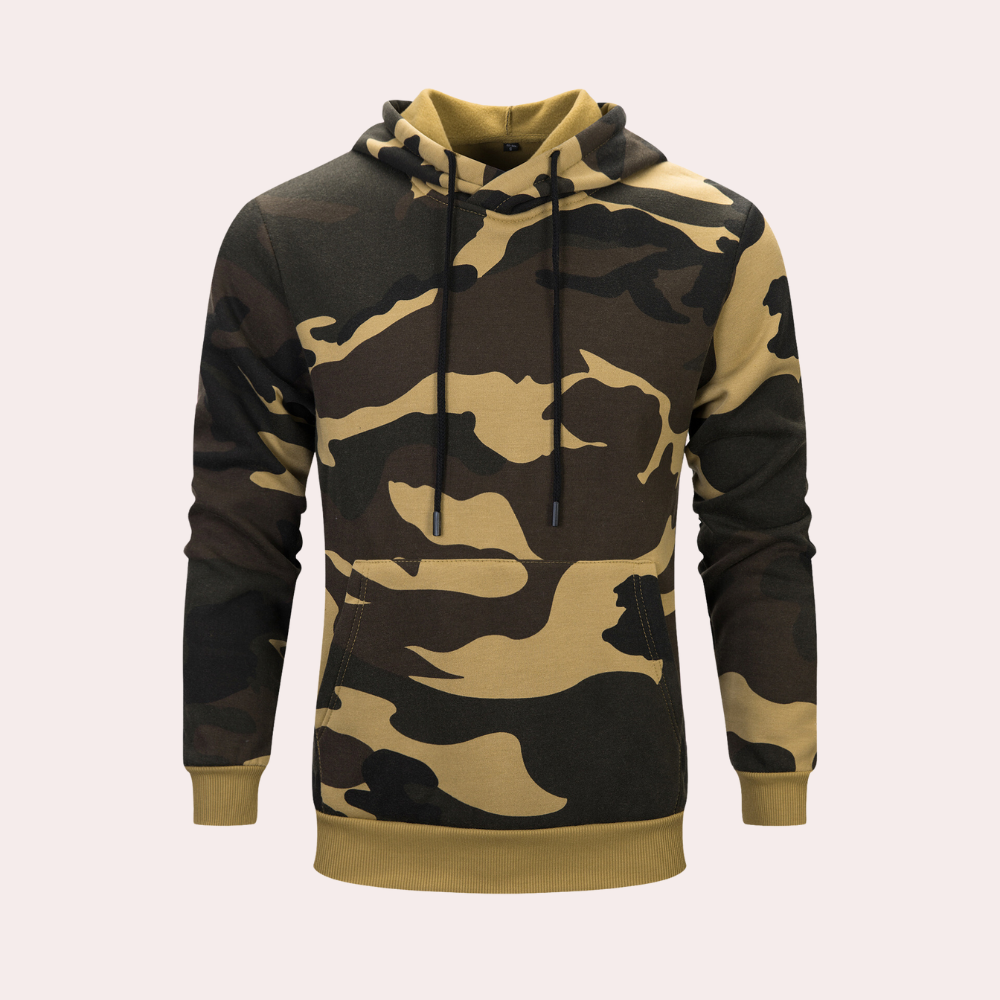 Thorian – Felpa alla Moda con Motivo Camouflage per Uomo
