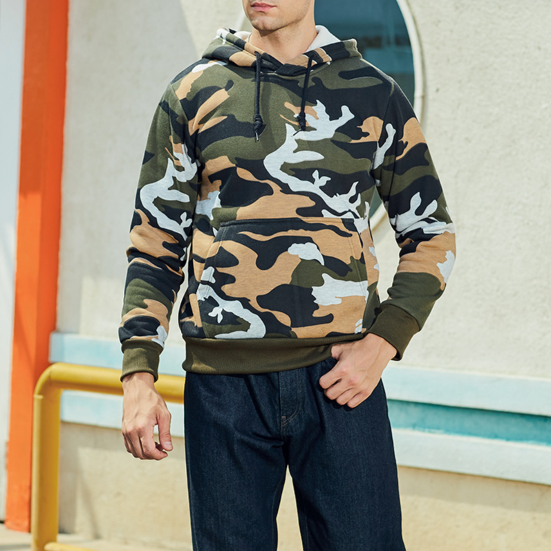 Thorian – Felpa alla Moda con Motivo Camouflage per Uomo