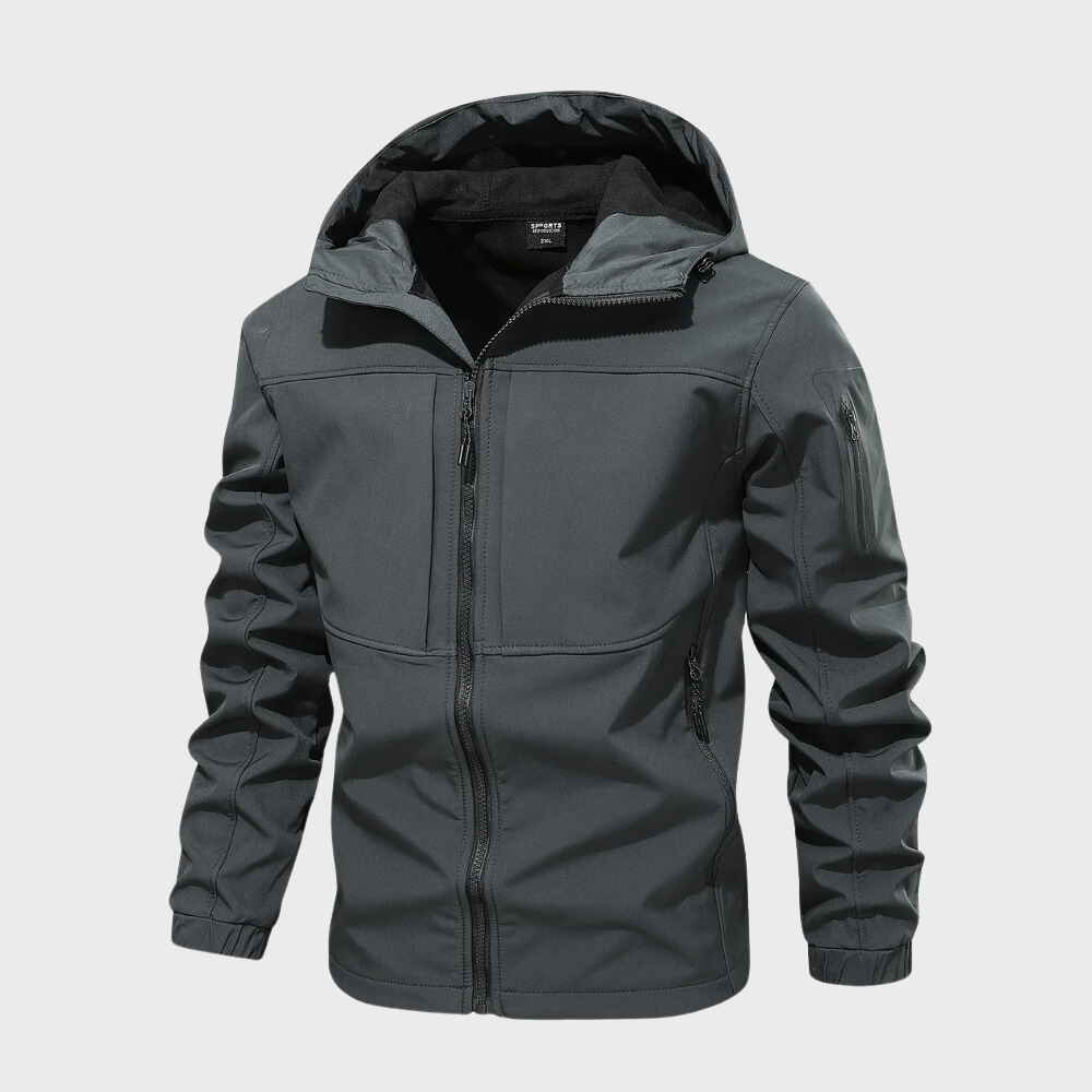 Giacca Urban con Cappuccio per Uomini di Mode Baron