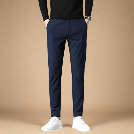 Marco - Pantaloni slim fit con elastico per un comfort elegante