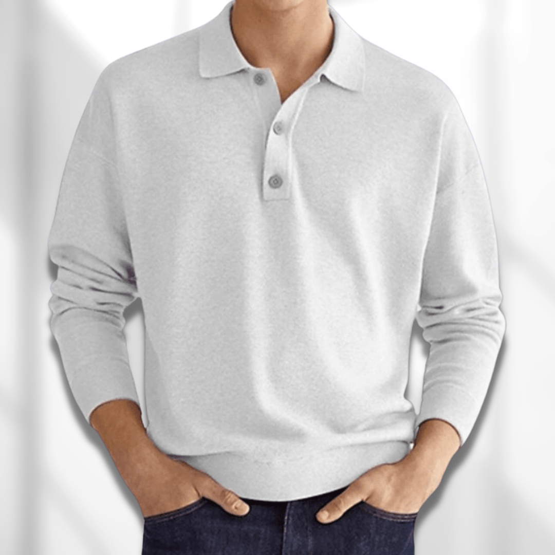 Leonardo - Pullover polo elegante e versatile per uomo