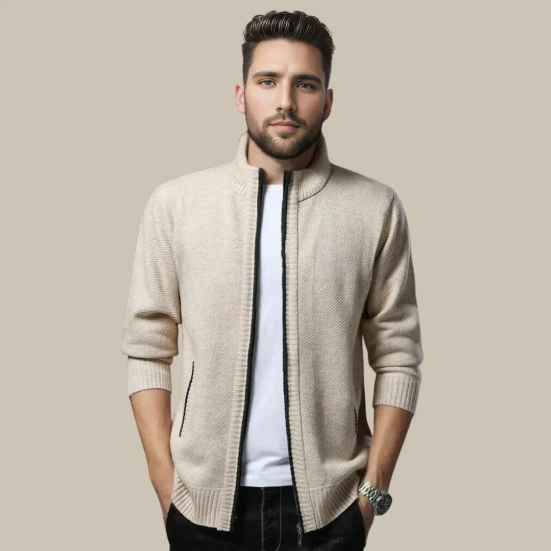Charley - Gilet trendy con zip per un look casual e raffinato