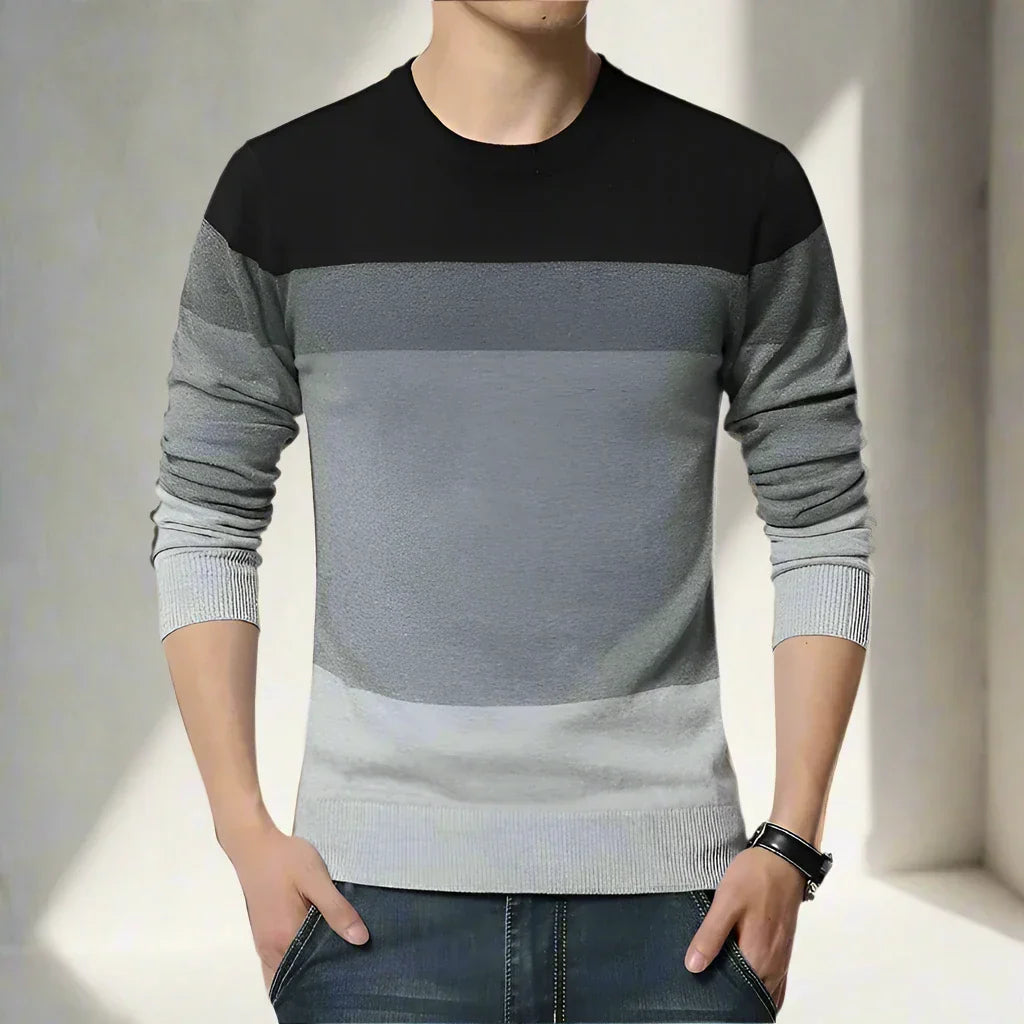 Rivello - Maglione moderno a righe per uomo con comfort e stile