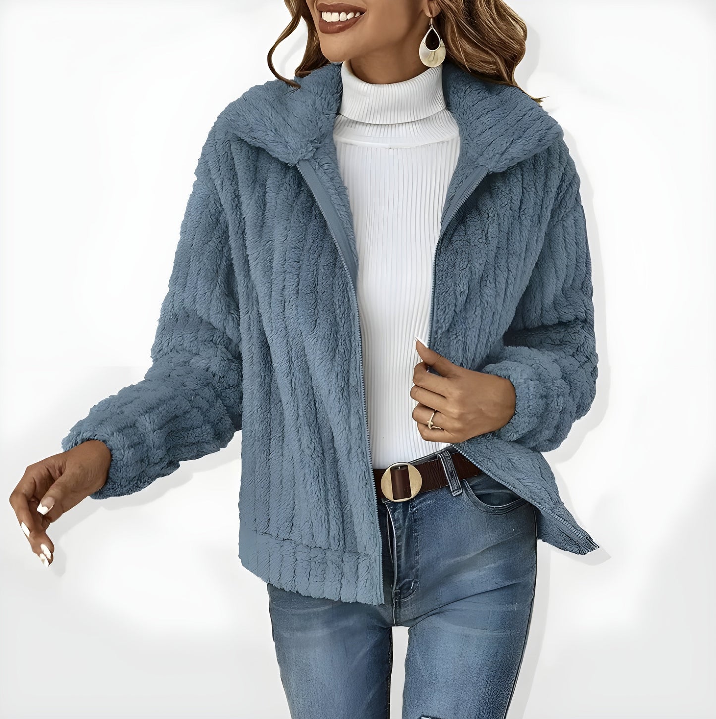 DAMIANI - Giacca Felpata Comoda e Calda da Donna