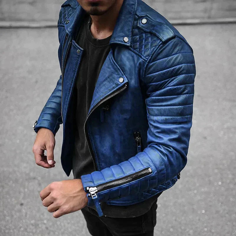 Giacca Uomo in Pelle Slim Taneli