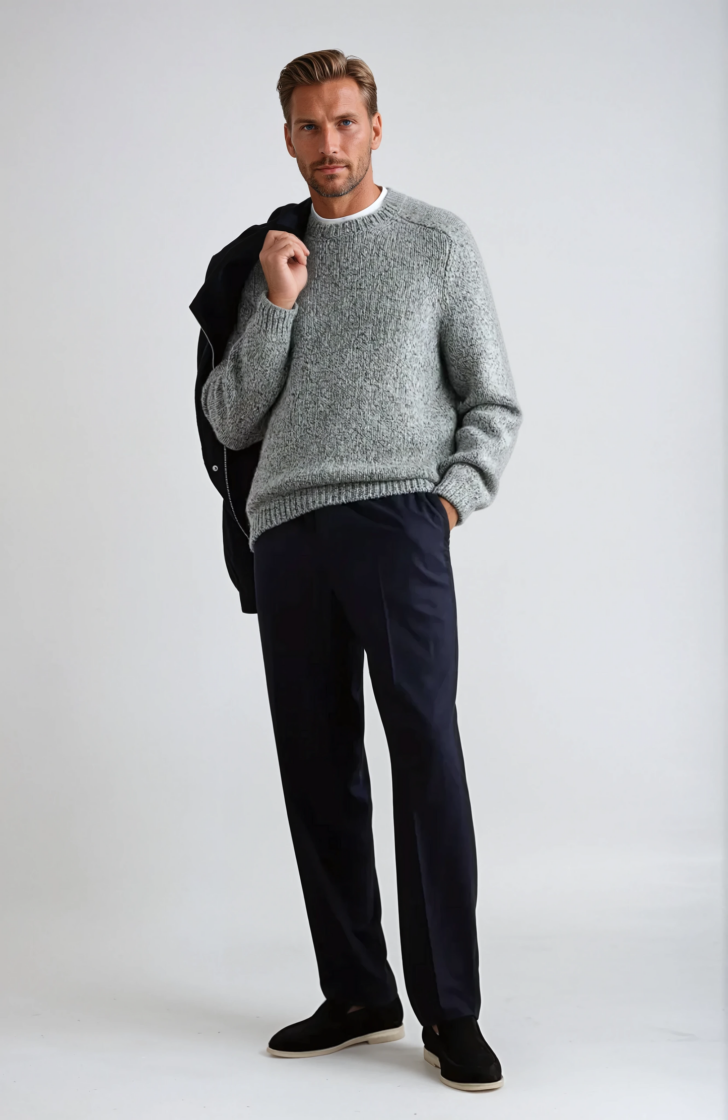 Mocassini Eleganti in Suede Neri per Comfort Stiloso