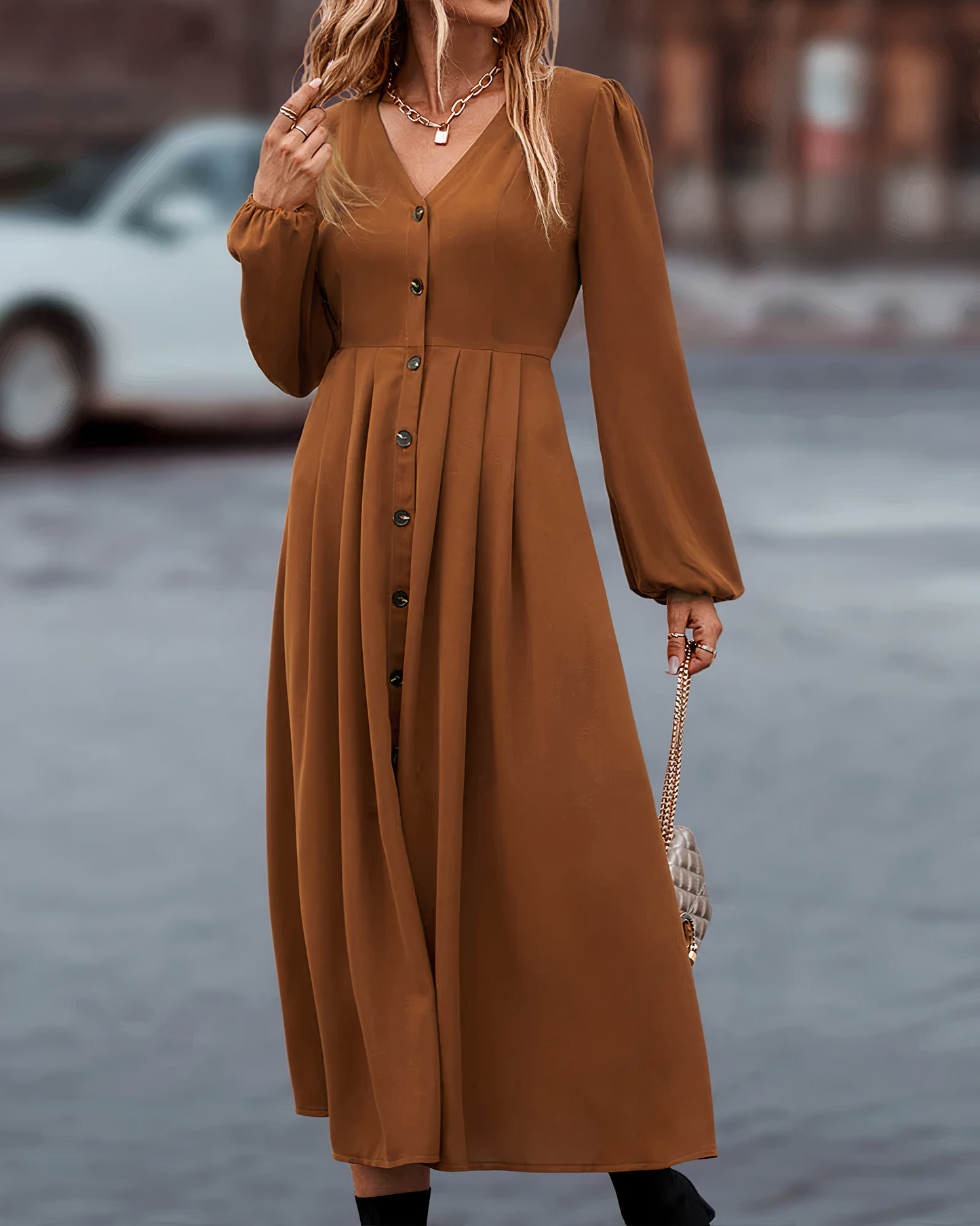 Anabel - Elegante Vestito Autunnale