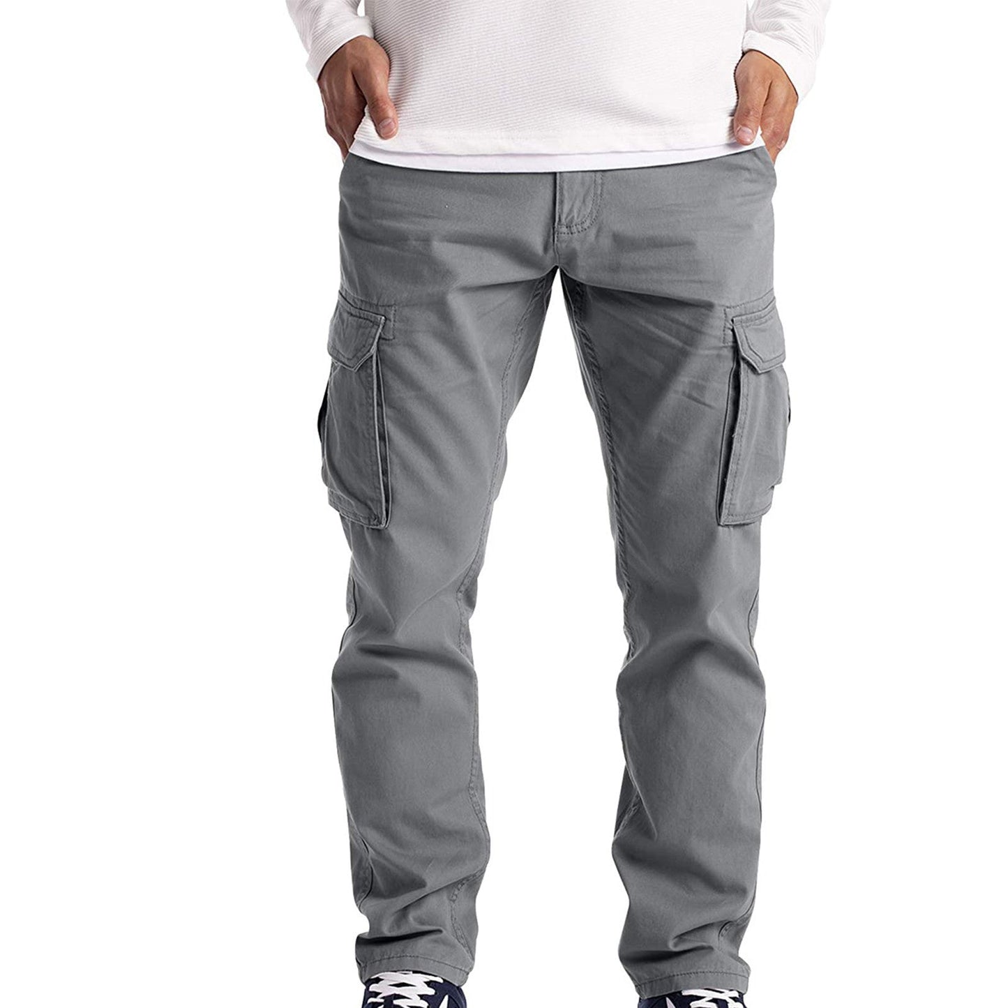 Divado - Pantaloni cargo eleganti e comodi per uomo con tasche e superstretch in fit regolare
