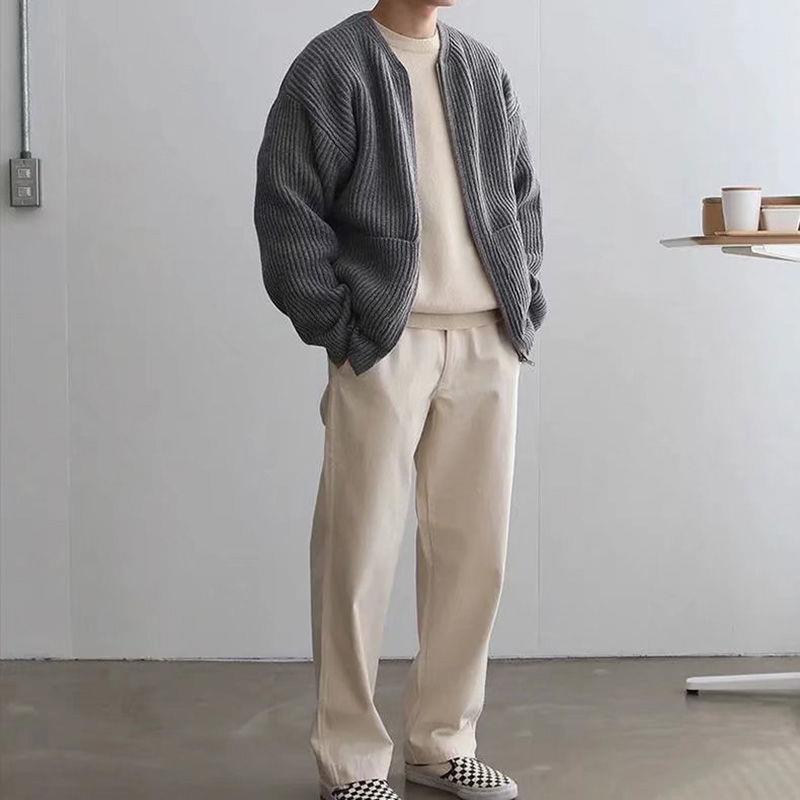 Aljon - Cardigan Uomo Elegante e Senza Tempo per Uomini