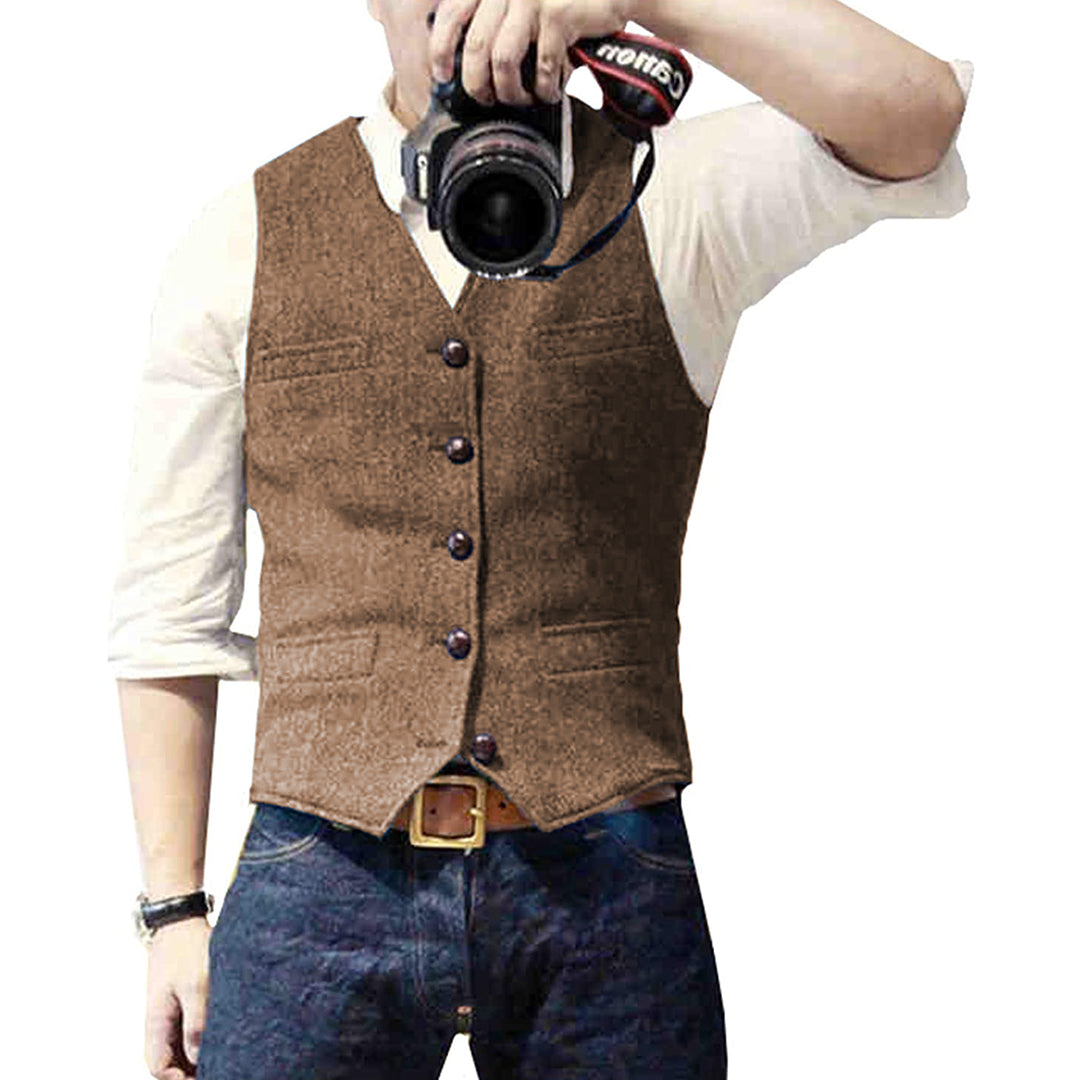 Gilet Elmer - Elegante gilet maschile in stile classico per ogni occasione