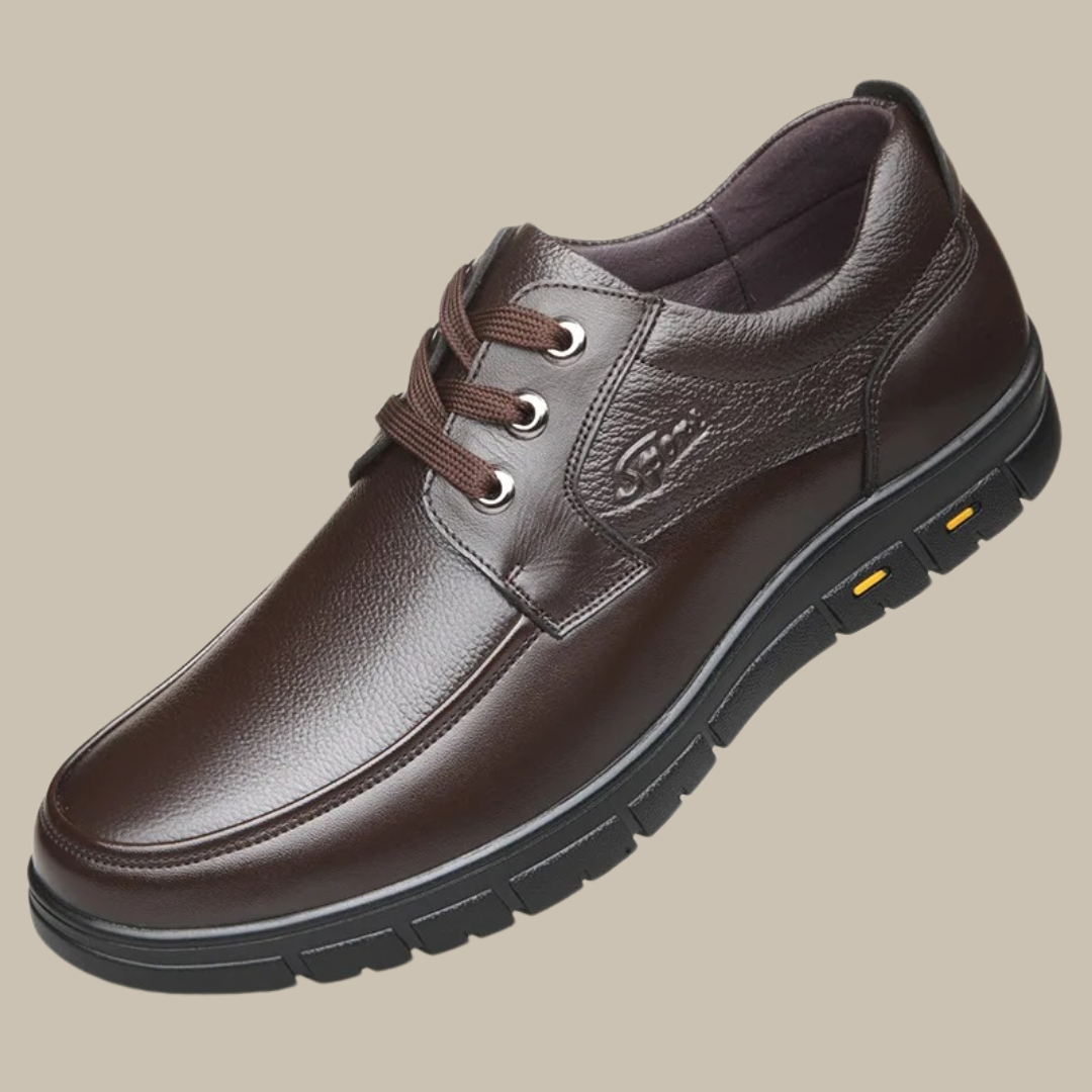 Marco - Scarpe da uomo eleganti e comode in pelle con lacci