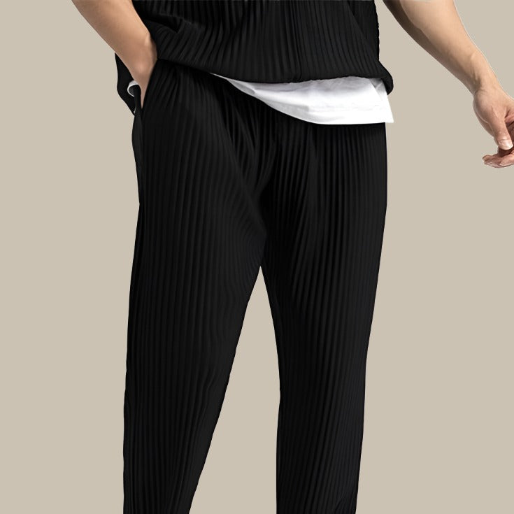 Marco - Pantaloni da viaggio in cotone a coste per un look elegante e comodo