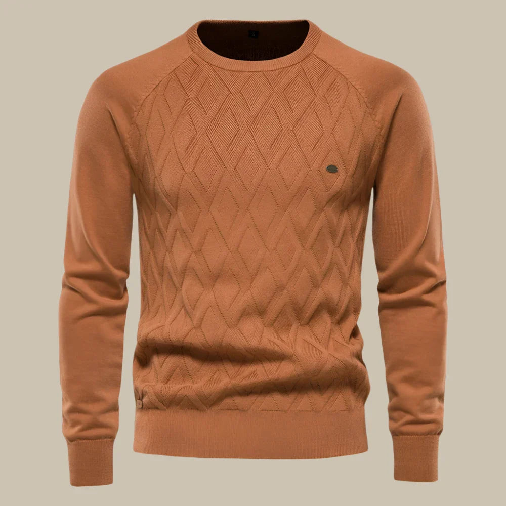 Luca - Maglione casual da uomo con collo rotondo per l'inverno