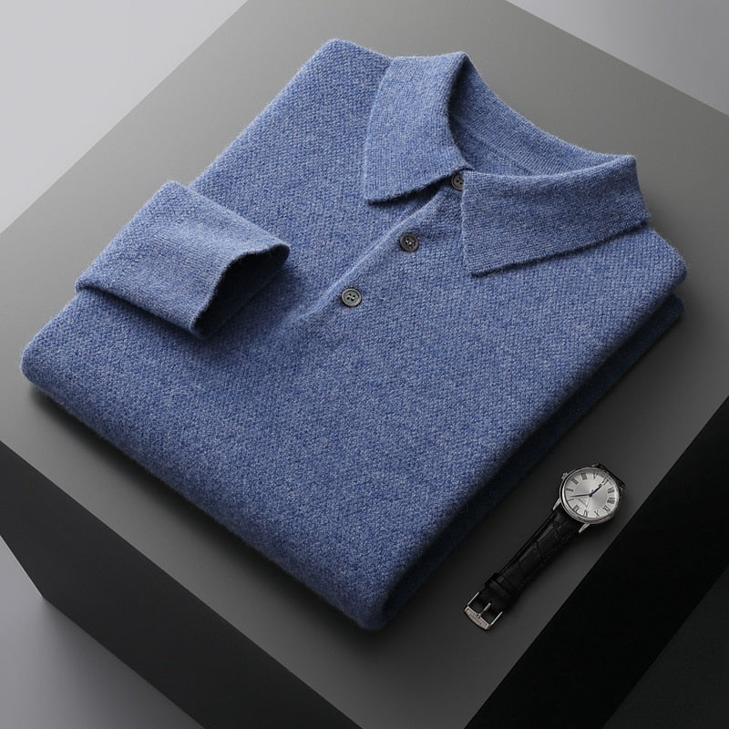 Walton - Maglione Polo Classico per Uomo