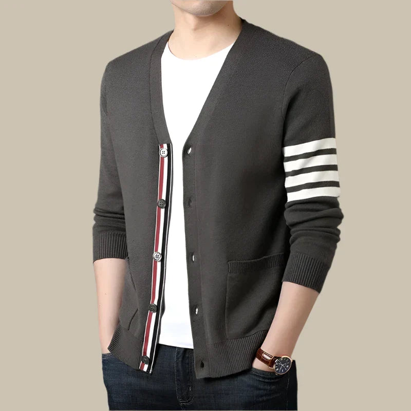 Boger - Stilosos cardigan da uomo in maglia con bottoni per un look casual e caldo