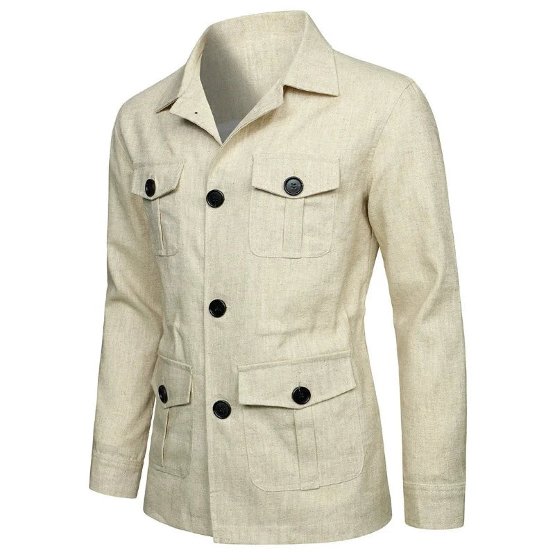 Giacca Safari in Lino di Lusso | Mode Baron