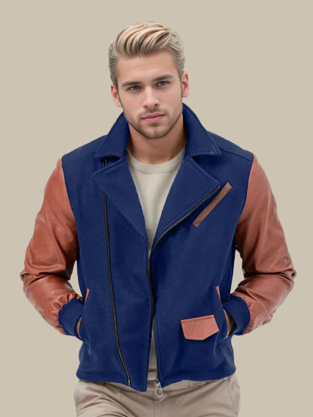 Adam Winter Coat | Cappotto invernale in pelle casual da uomo