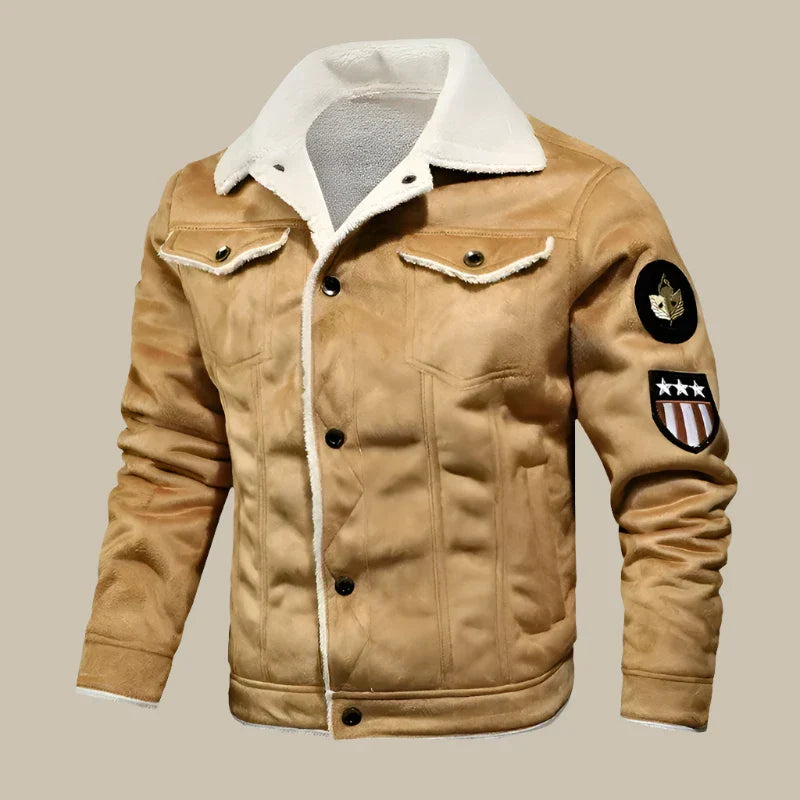 Alex Winter Coat | Vintage Elegante cappotto invernale in pelle da uomo