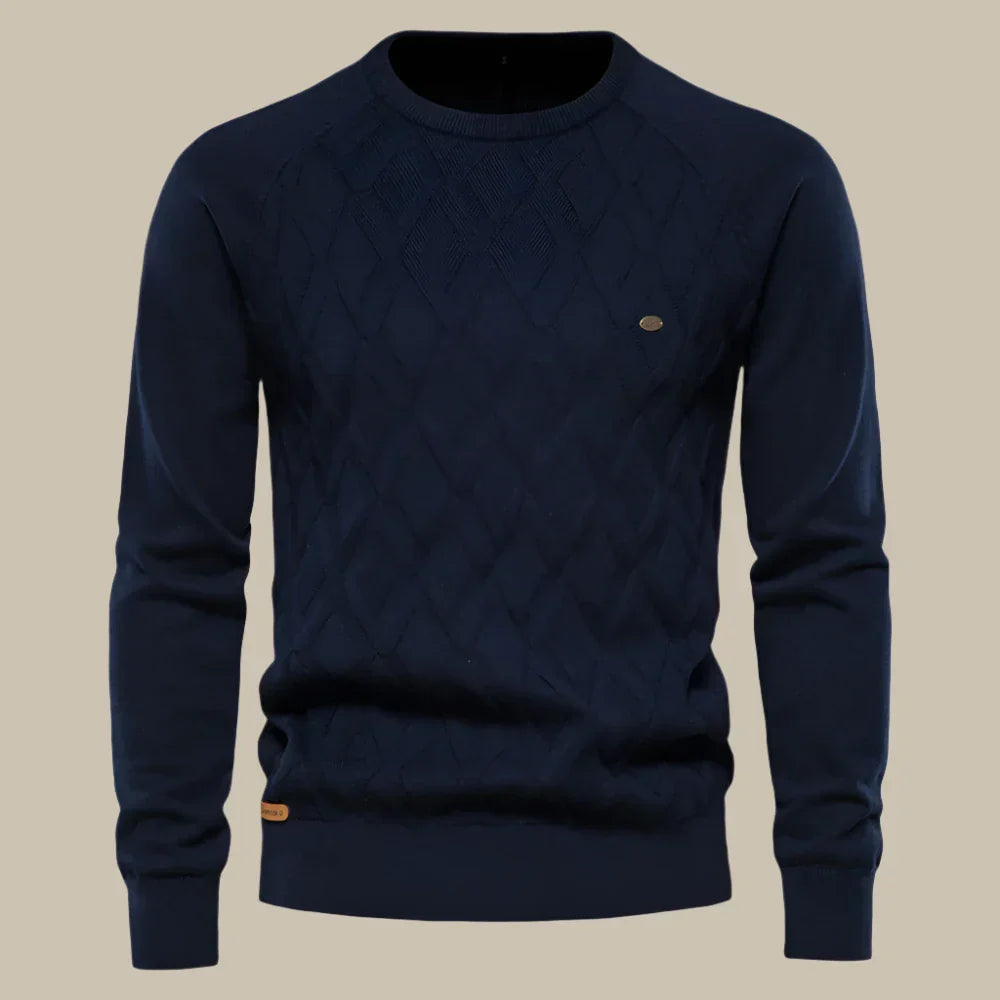 Luca - Maglione casual da uomo con collo rotondo per l'inverno