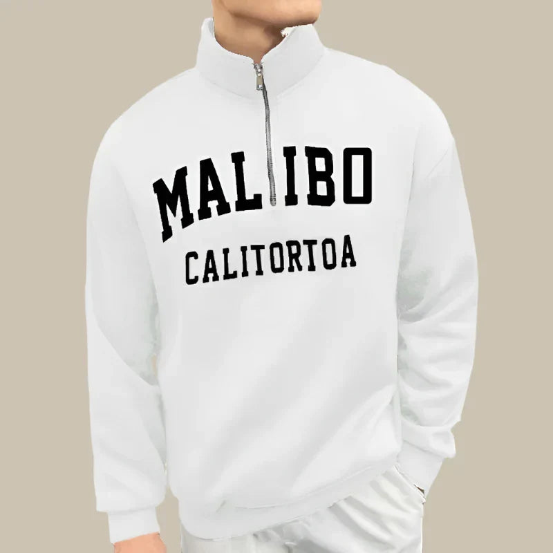 Carlo - Maglione con zip a metà per un look casual e alla moda