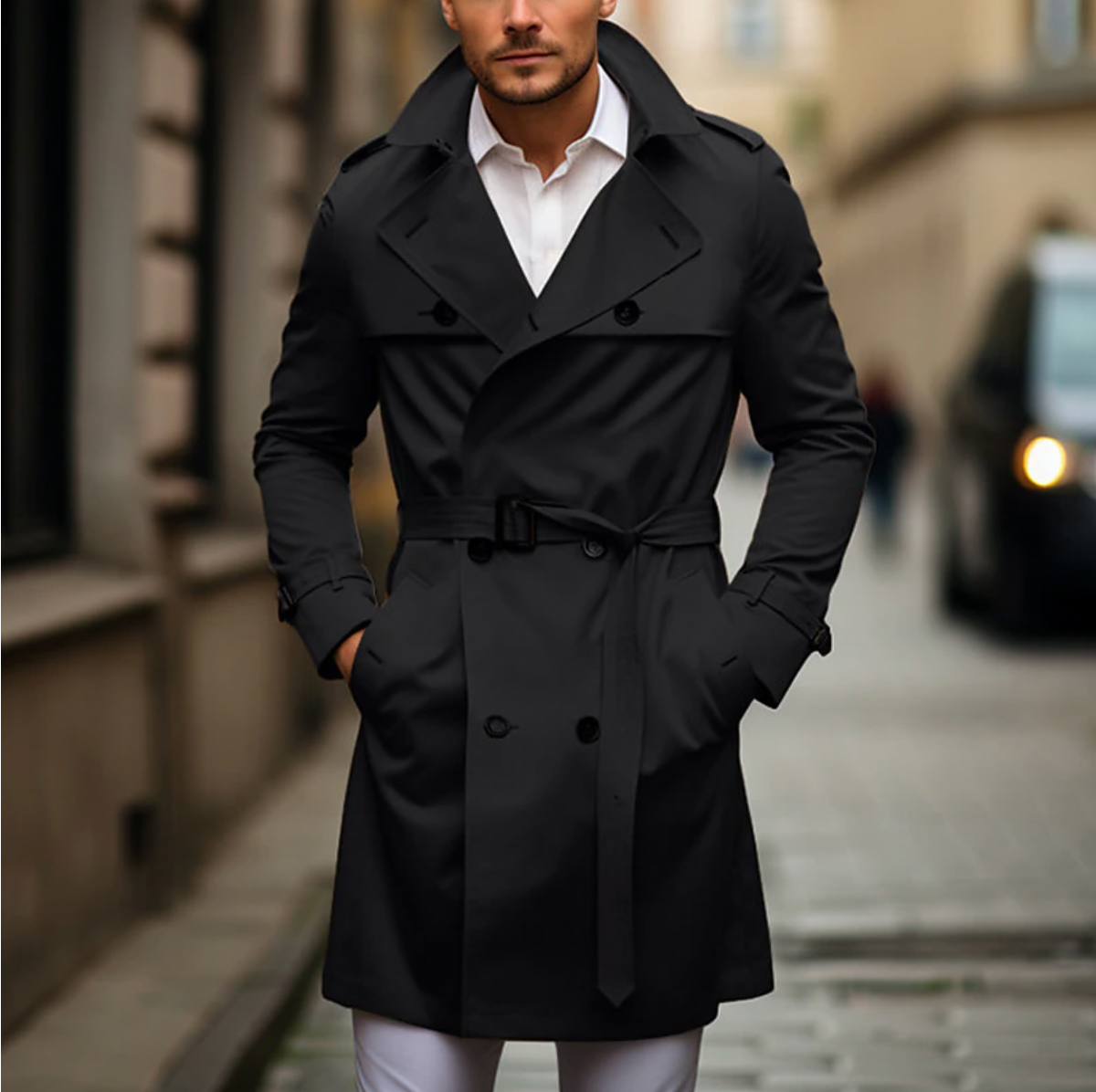 Alfred - Cappotto Trench per Uomo