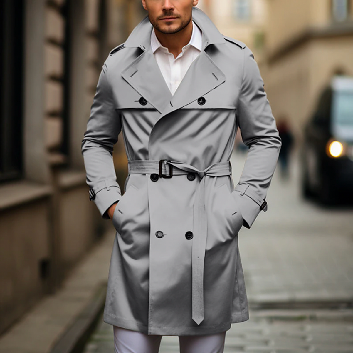 Alfred - Cappotto Trench per Uomo