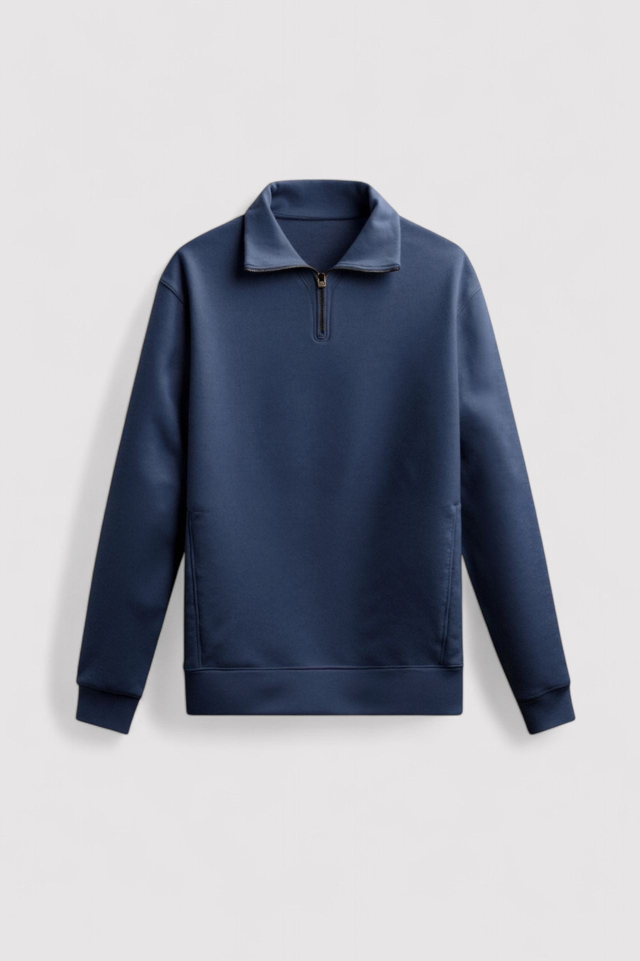 Felpa Casual da Uomo con Zip a Quarto Old Money - Eleganza e Comfort Stile Italiano