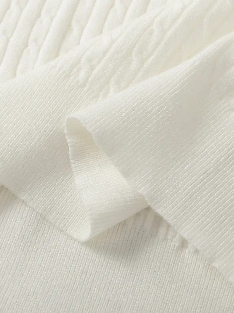 Maglione Casual in Maglia a Treccia Caldo per Uomini - Comfort ed Eleganza con Alta Elasticità Stile Italiano