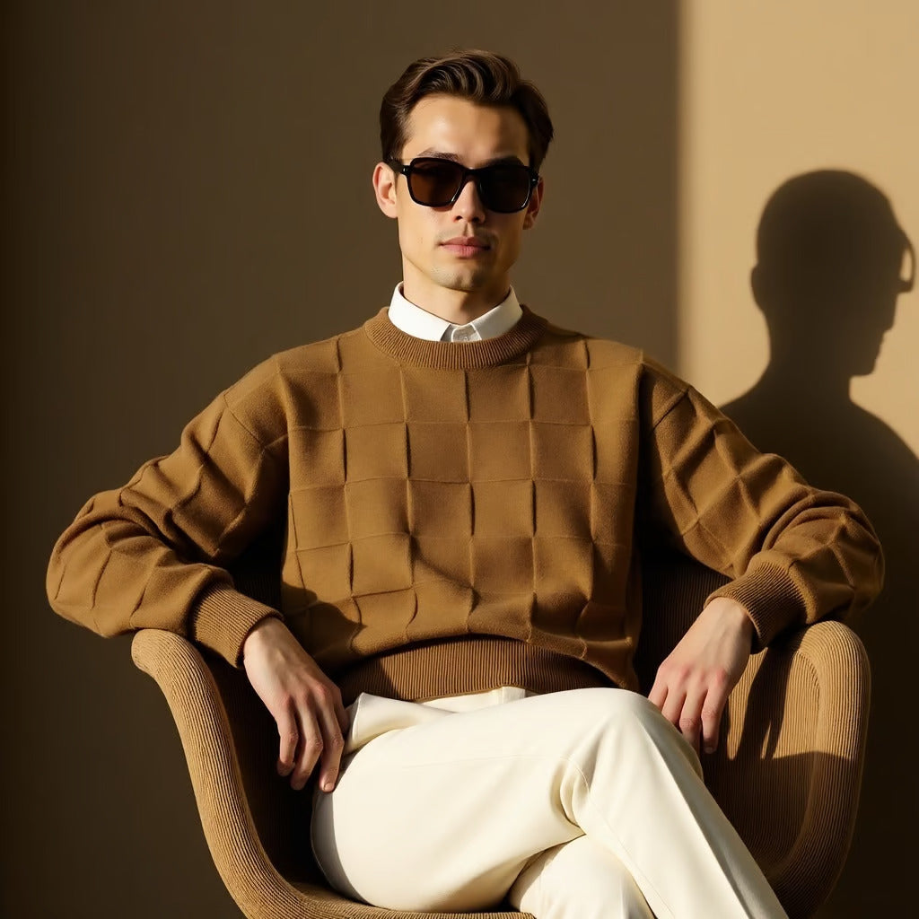 Maglione Elegante da Uomo in Maglia Premium Stile Italiano