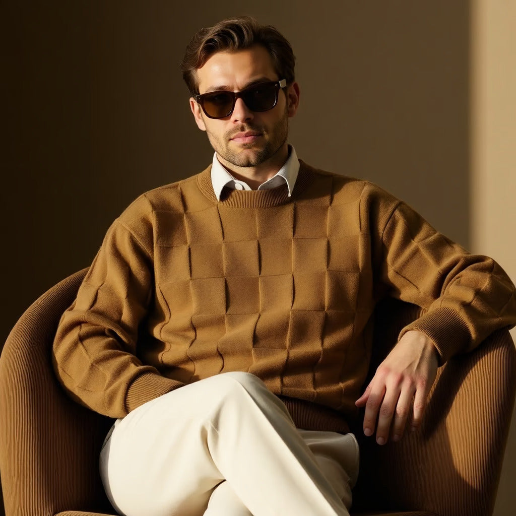 Maglione Elegante da Uomo in Maglia Premium Stile Italiano