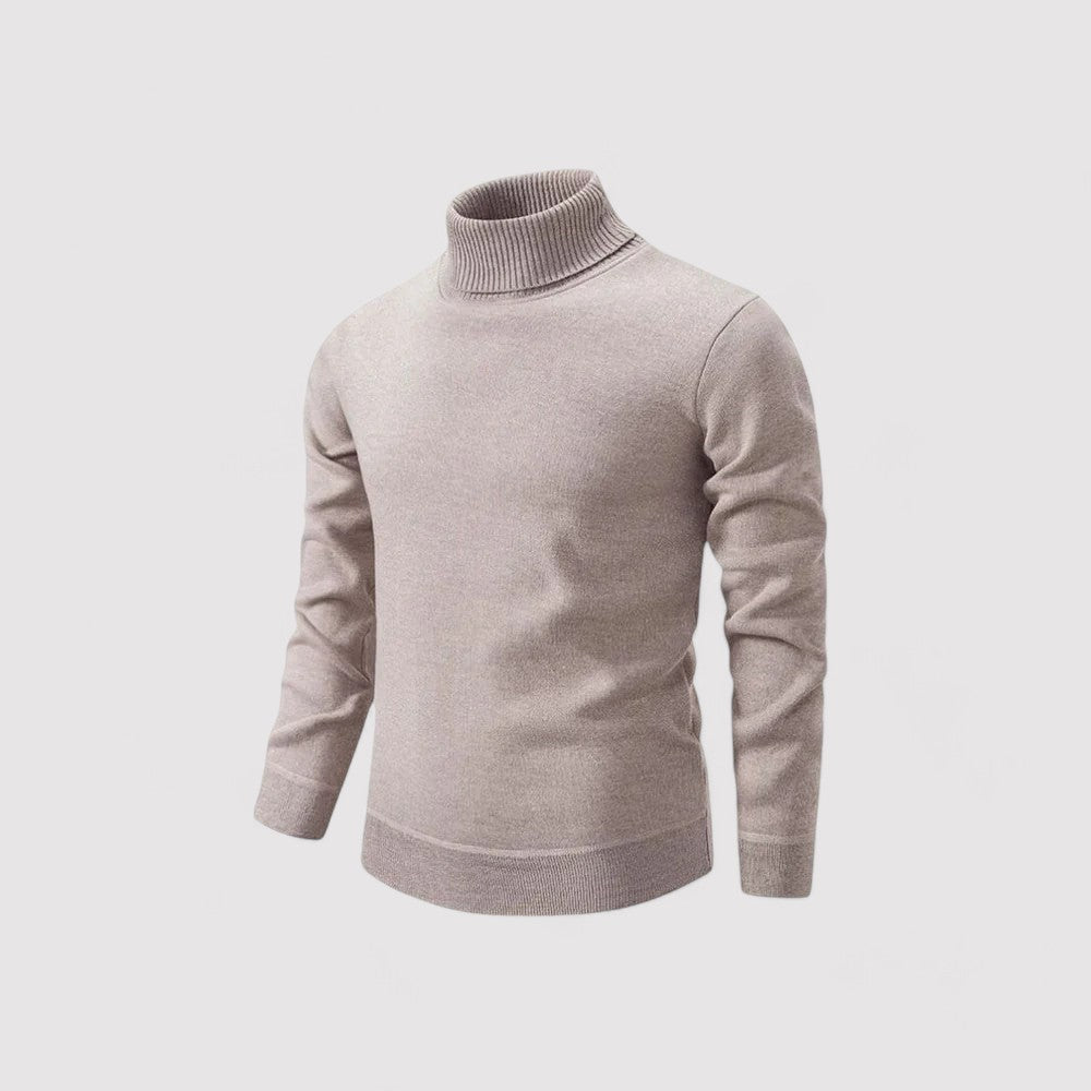 Maglione Tricot a Collo Alto Elegante per l'Autunno Stile Italiano