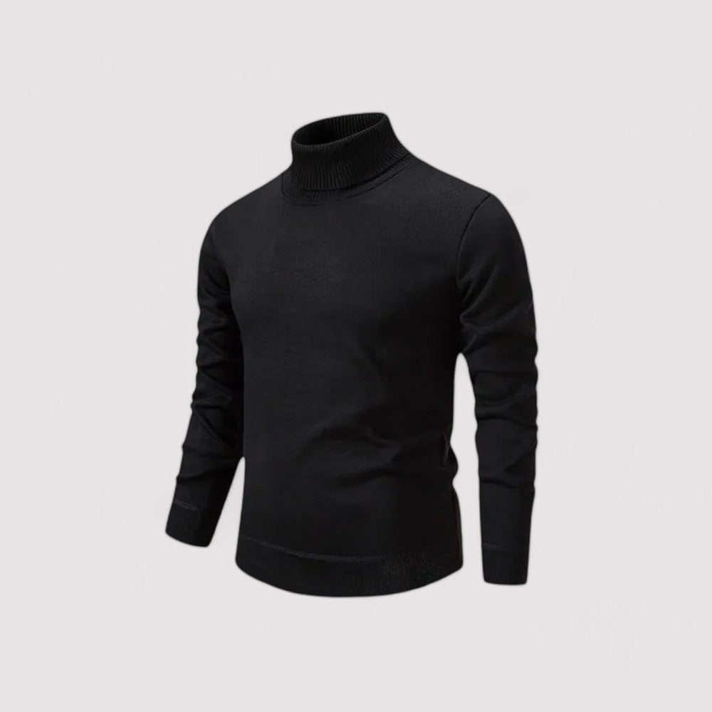 Maglione Tricot a Collo Alto Elegante per l'Autunno Stile Italiano