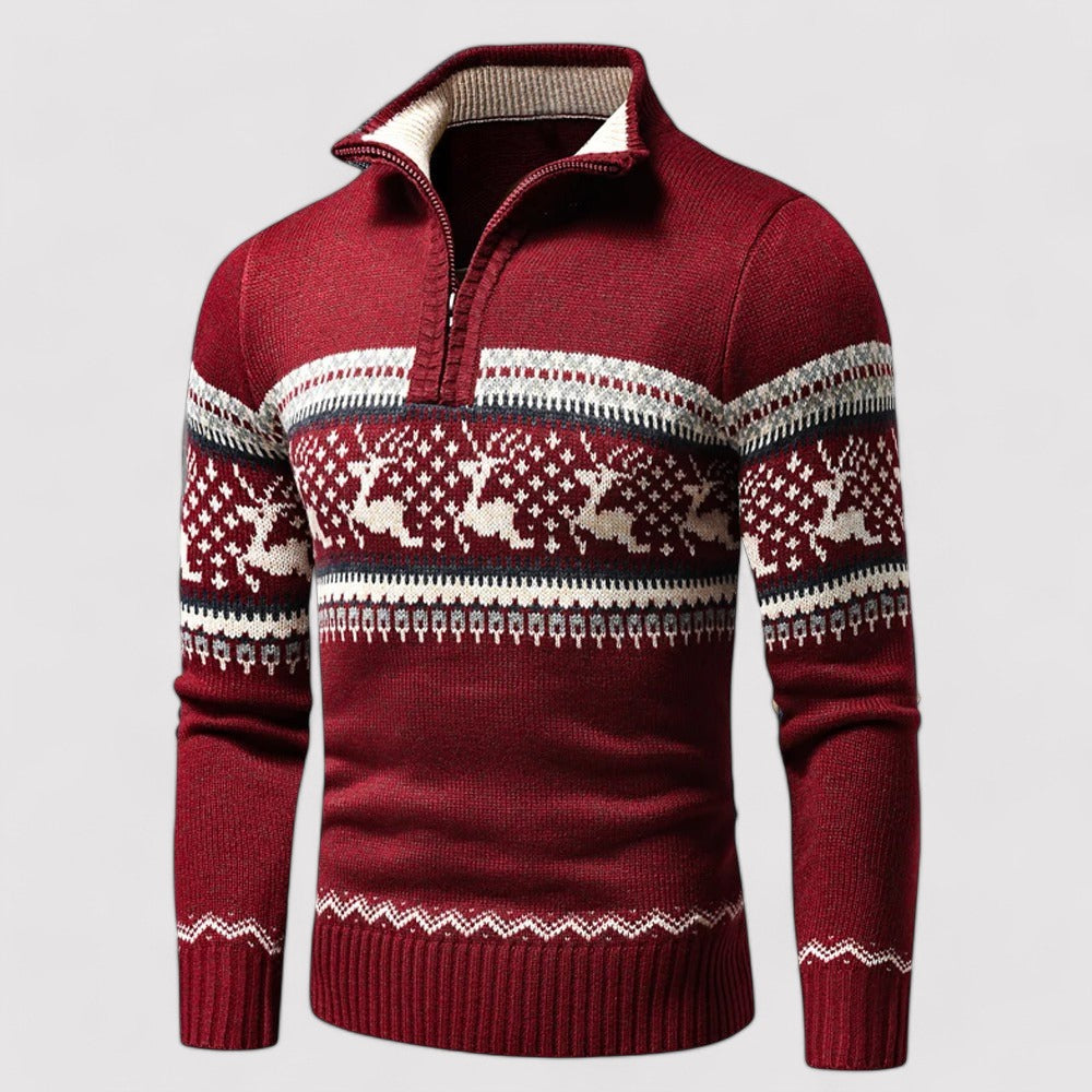 Maglione di Cashmere da Uomo per Natale - Eleganza e Comfort Invernale Stile Italiano