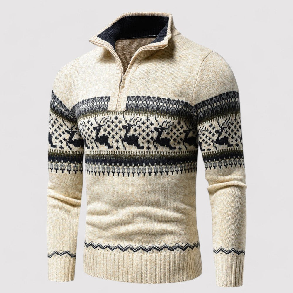 Maglione di Cashmere da Uomo per Natale - Eleganza e Comfort Invernale Stile Italiano