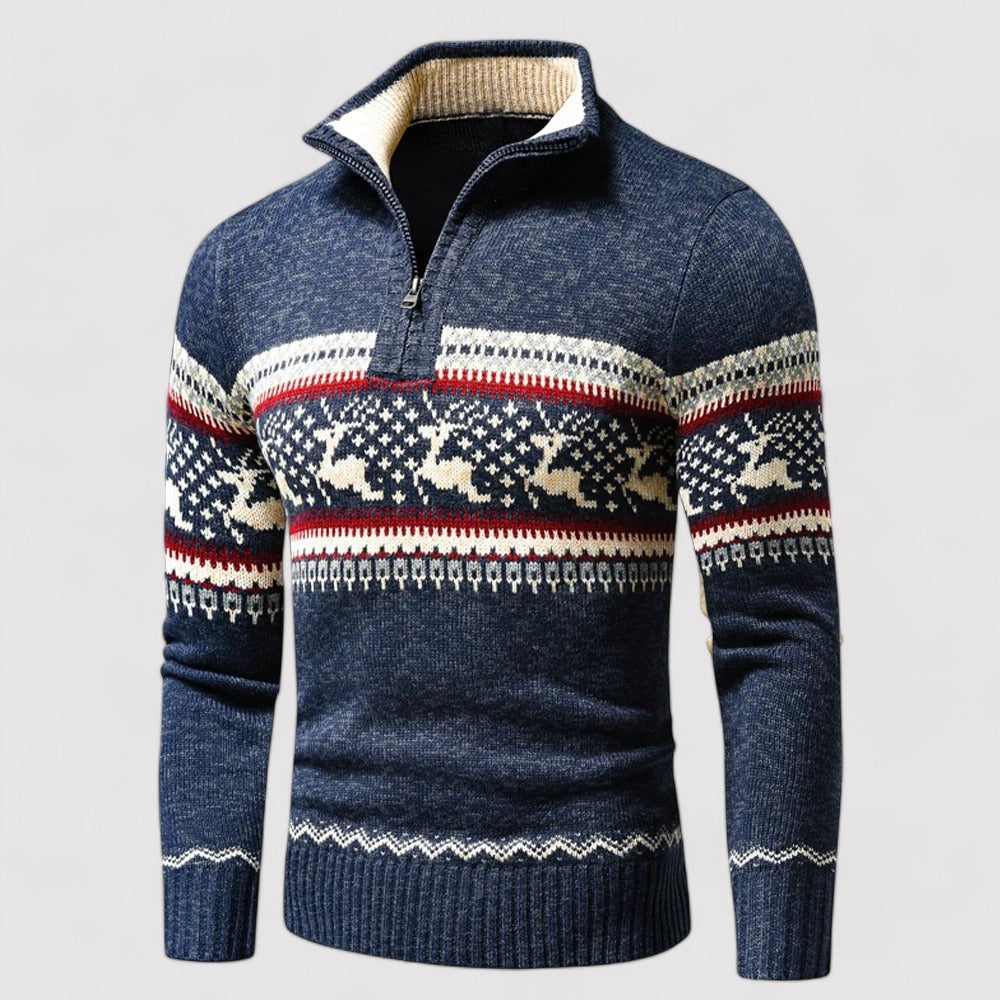 Maglione di Cashmere da Uomo per Natale - Eleganza e Comfort Invernale Stile Italiano