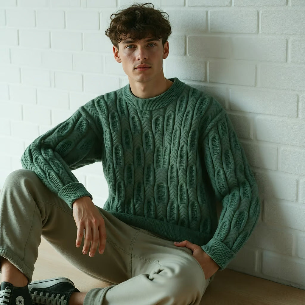 Maglione di Lusso da Uomo 1897 Estate Highland – Eleganza Tradizionale e Comfort Moderno Stile Italiano