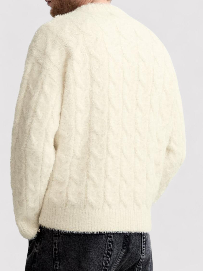 Maglione in Cotone a Cavo per Uomo - Eleganza Senza Tempo Stile Old Money Stile Italiano